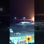 japan 2024 plane crash video