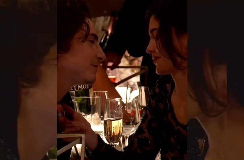  Timothée Chalamet and Kylie Jenner share a kiss video