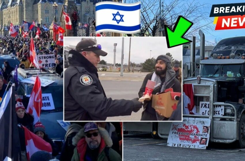  toronto police respond to viral video of officers delivering coffee to anti-israel protester