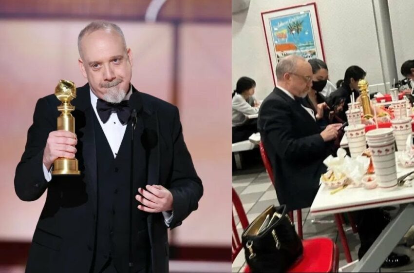  Watch Paul Giamatti Dines At In-N-Out To Celebrate Golden Globes Win