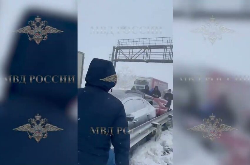  авария на трассе м4 сегодня видео