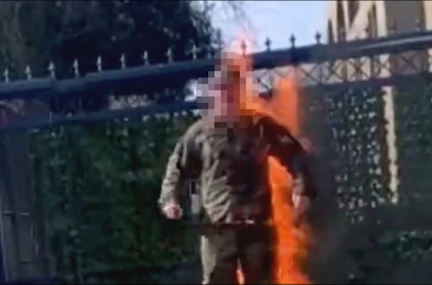  aaron bushnell self immolation full video