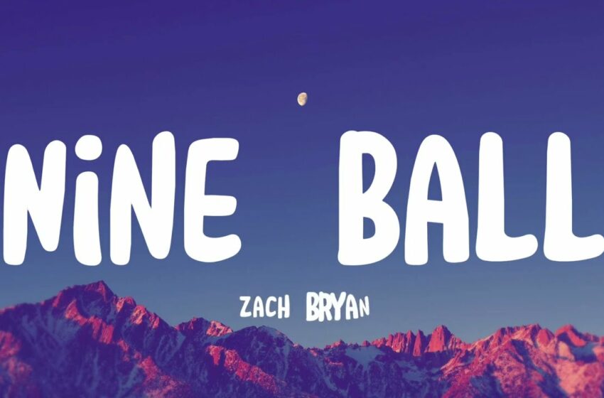  nine ball video zach bryan