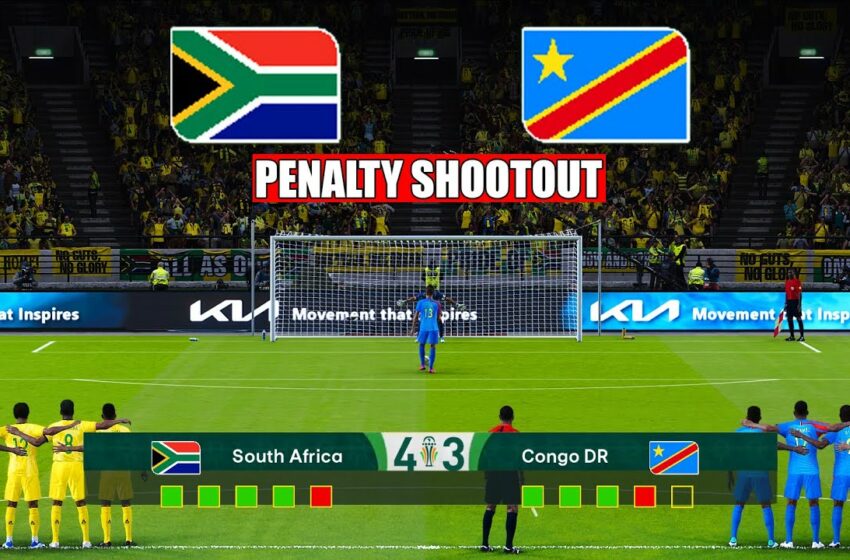 South africa vs dr congo Penalty Shootout 2024