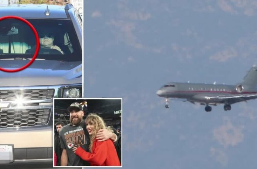  Video: Taylor Swift Disembarks Jet at LAX After Flying From Tokyo