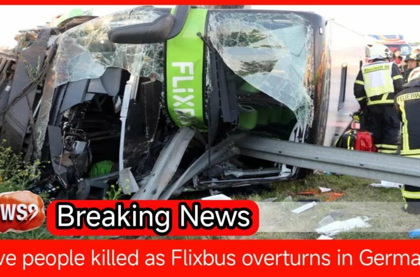  accident flixbus allemagne vidéo complète