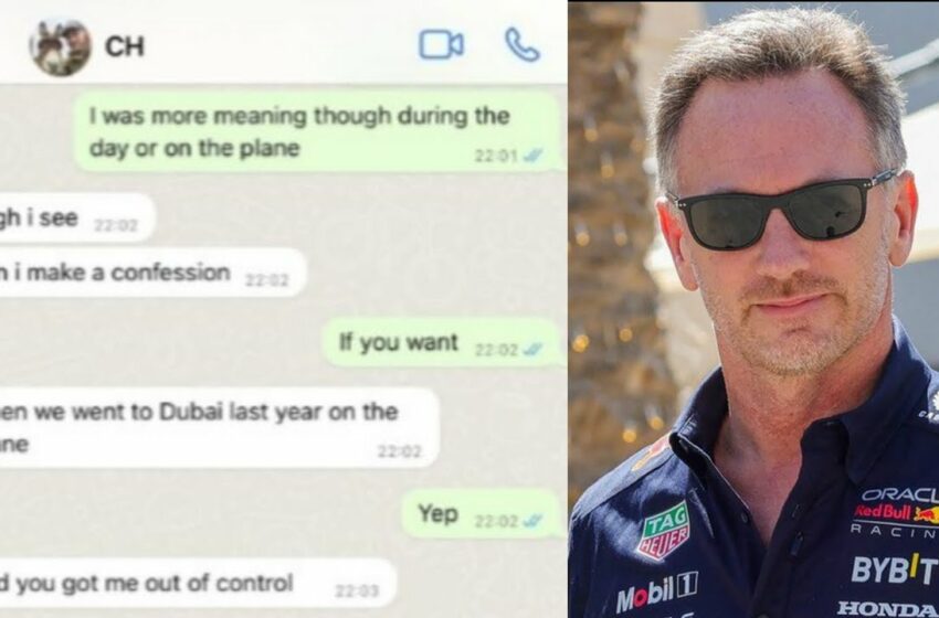  Christian horner leaked messages