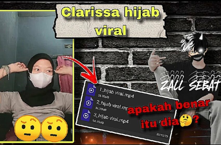  clarissa hijab viral video