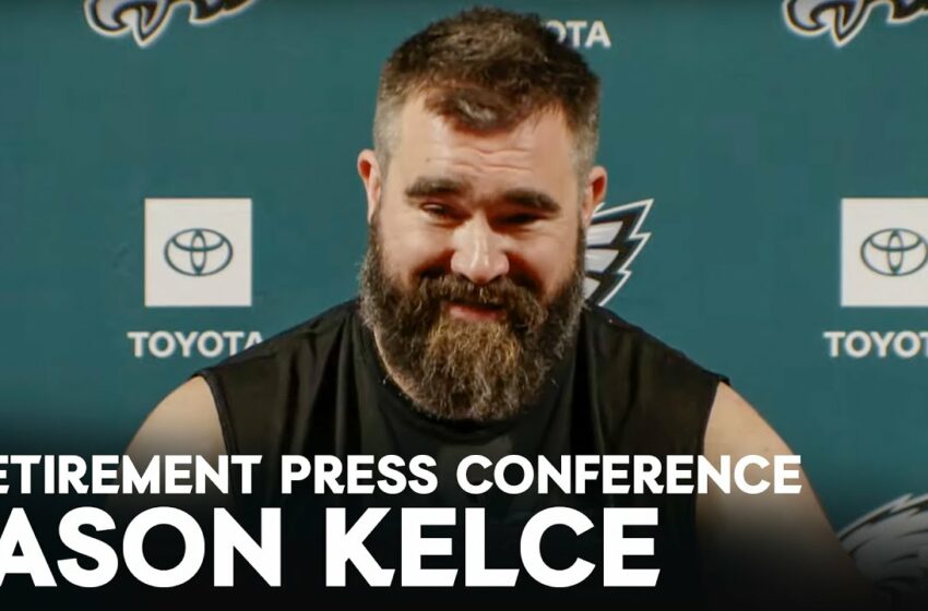  jason kelce retirement speech