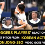 jeon jong seo first pitch la dod
