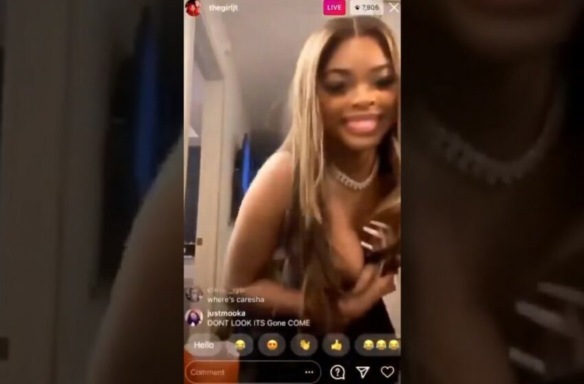  Video : Lil Uzi Vert’s girlfriend JT leaked herself on IG Live