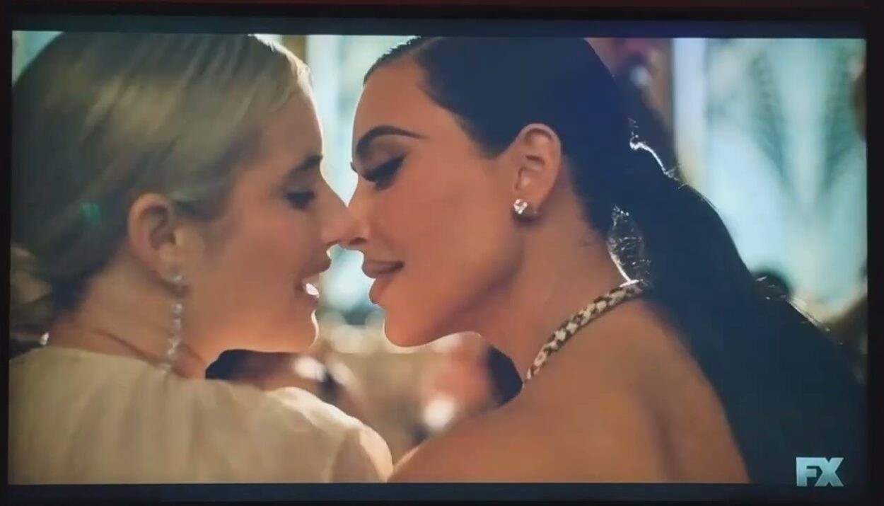 kim kardashian kisses emma rober