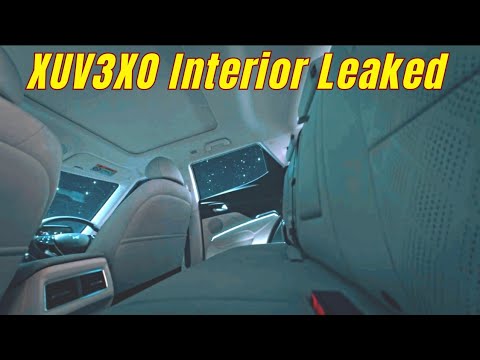  Mahindra XUV3XO Full Interior Leaked
