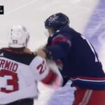 rangers devils fight video