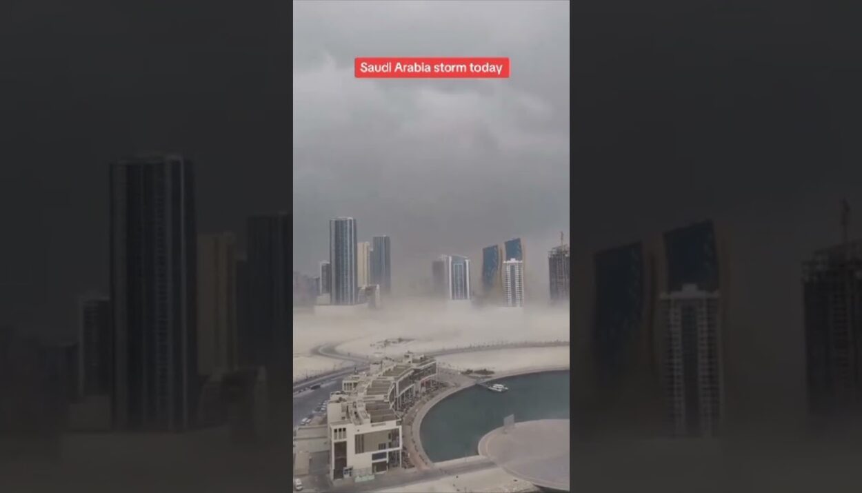 saudi arabia storm viral video