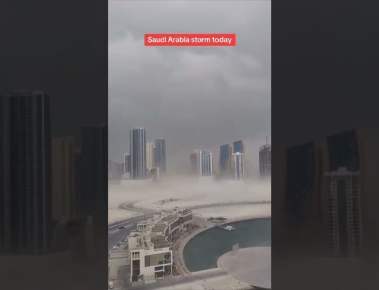 saudi arabia storm viral video