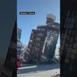 taiwan earthquake video 2024