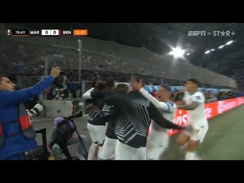  Vidéo : but de moumbagba pour Marseille vs Benfica (1-0)