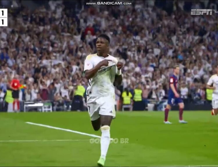 video vinicius junior goal for r