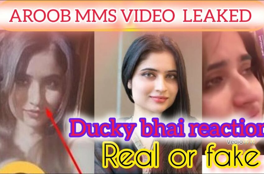  Aroob Ducky bhai wife Mms Video Leaked