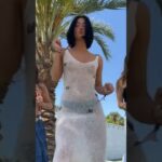 charli damelio white dress video
