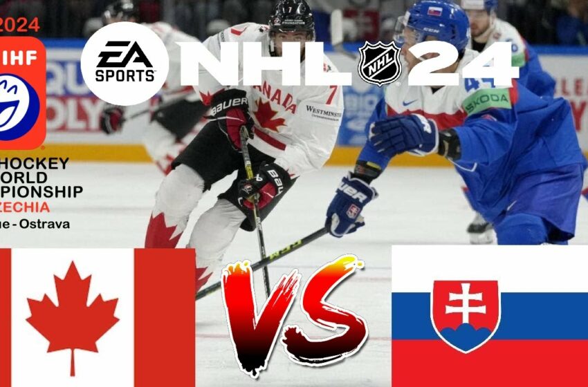  Čtvrtfinále za Slovensko | Slovensko VS Kanada | IIHF | NHL 24