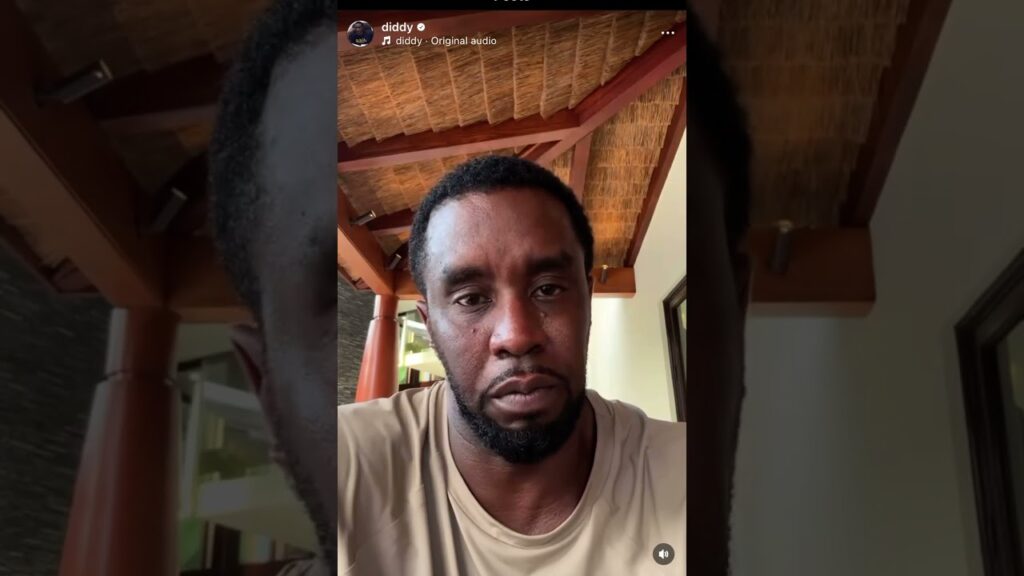 diddy apology full video video of sean diddy combs