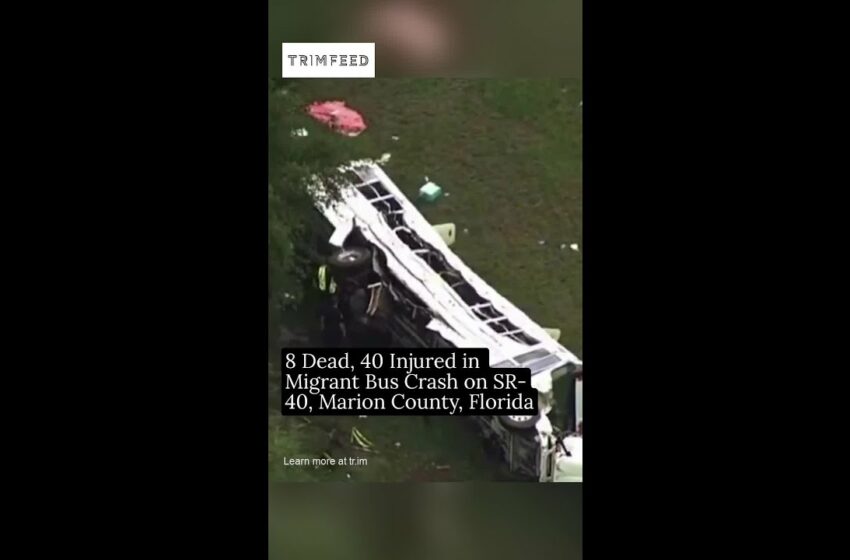  Florida Migrant Bus Crash full video