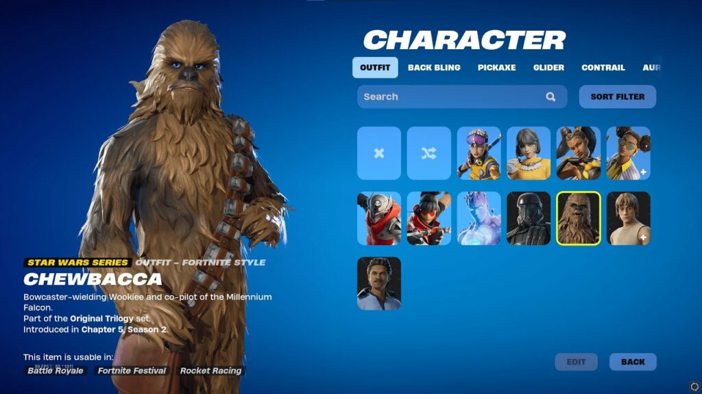 fortnite new leaked skins lando Fortnite New Leaked Skins : Lando, Chewbacca and Carey Elowen Tatsuo