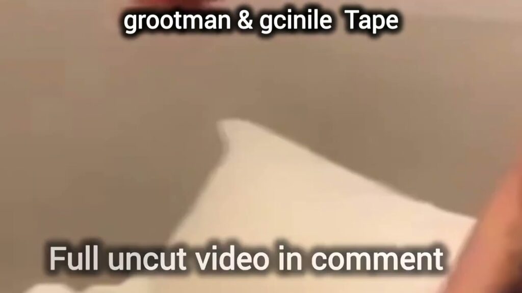 full video of grootman and gcini Full video of grootman and gcinile tape