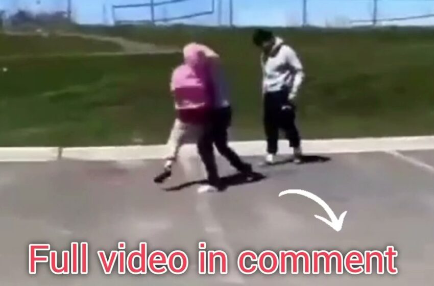  Pink hoodie hijab fight leaked video