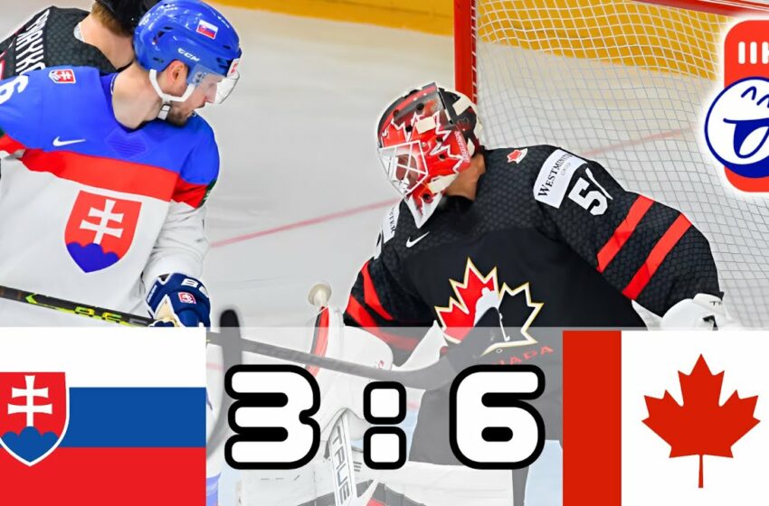  Video : Slovensko vs Kanada 3:6 – Štvrťfinále MS 2024