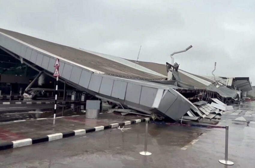  delhi airport roof collapse