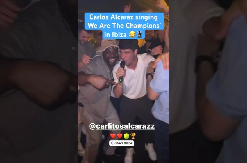  ¡Fiesta en Ibiza! Así festejo Carlos Alcaraz su título en Roland Garros