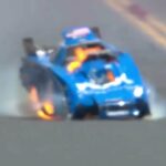 john force crash video