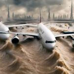 mallorca airport flooding video