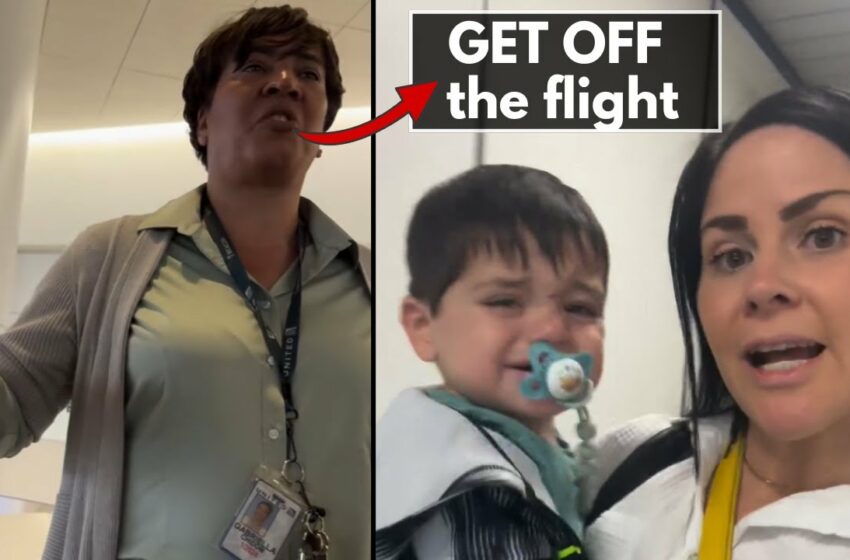  Mom and Son kicked off a United Airlines flight for ‘misgendering’ an attendant