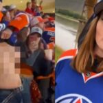 oilers fan flash