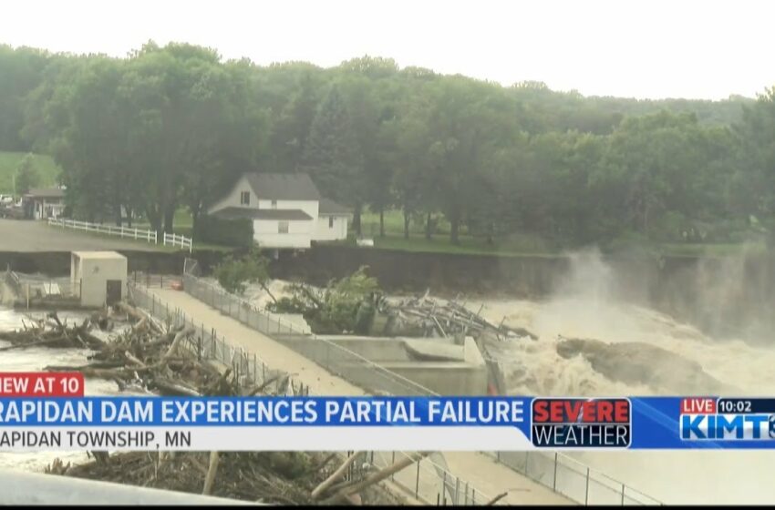 Rapidan Township monitors the flooding impacting the 114 year old dam