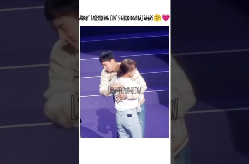  Video : Army trying to kiss jin in hug event