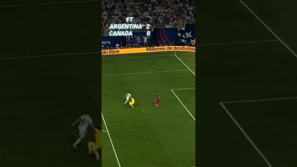 video messi vs canada copa ameri