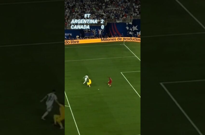  Video Messi vs Canada,  copa Amerika 2024