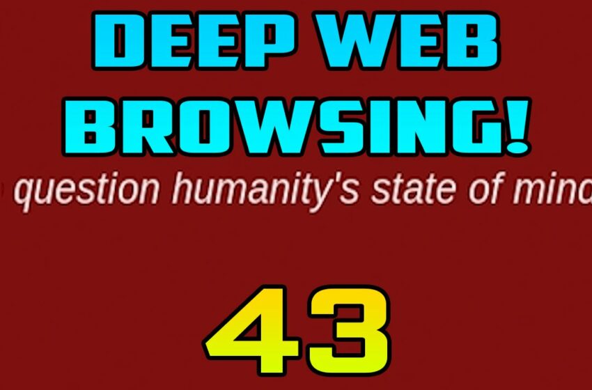  Video : YouTuber discovers dark website so disturbing he nearly vomits