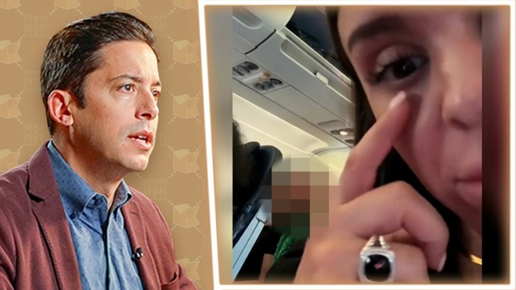 WATCH: Woman Tries to Get a Man Divorced on an Airplane