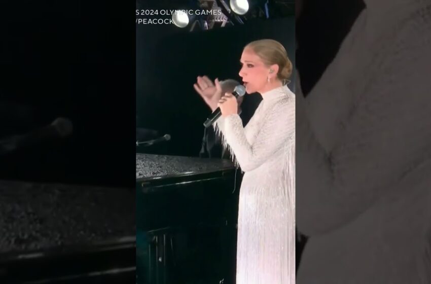 celine dion singing at olympics