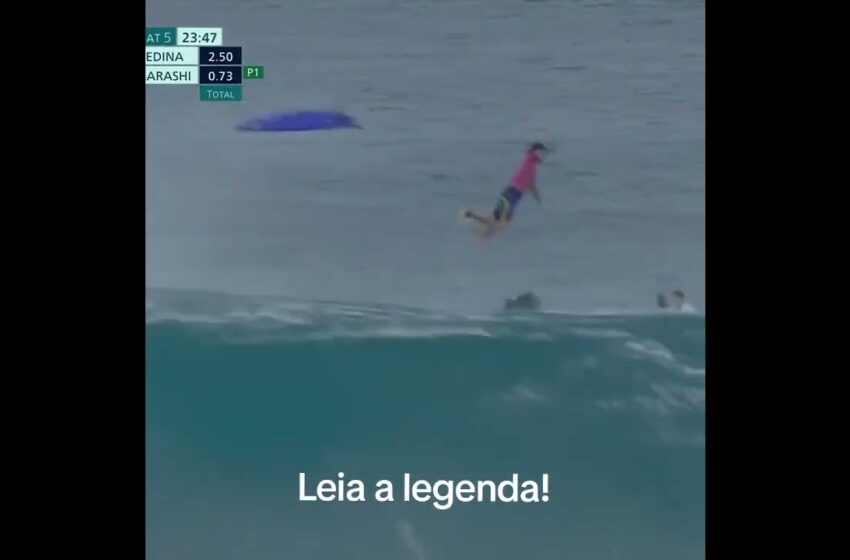  gabriel medina video scores 9.90 Olympics 2024