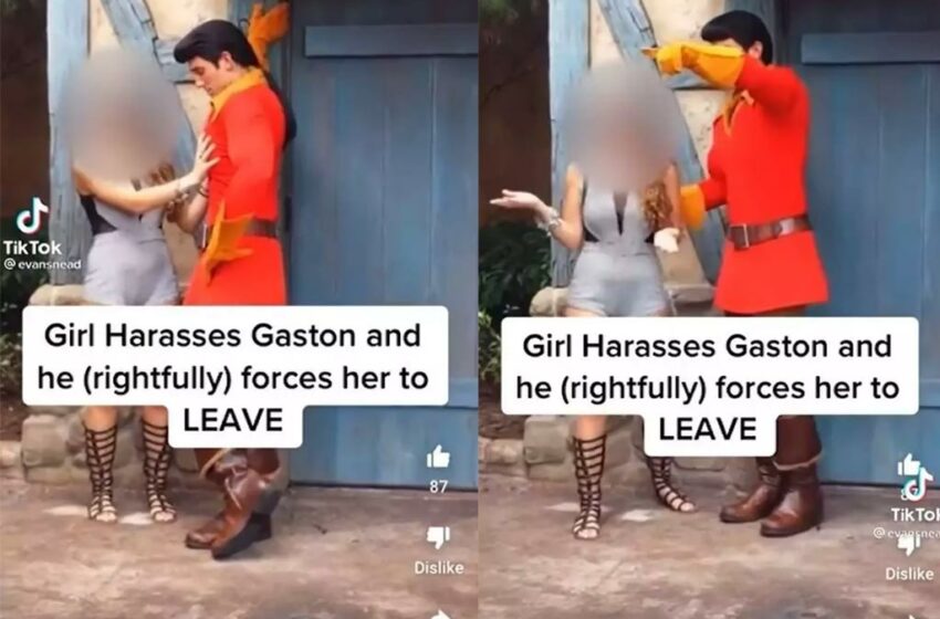  Disneyland’s Gaston Actor Breaks Character After Woman’s Inappropriate Touch