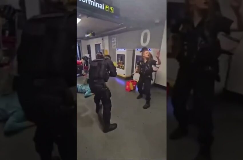  manchester airport police attack