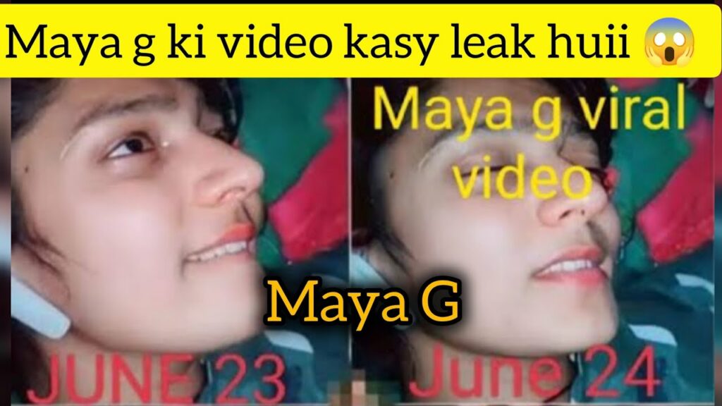 maya g ki video kaise leak hui f