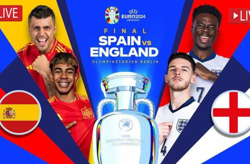  Spain vs England LIVE Euro 2024 final